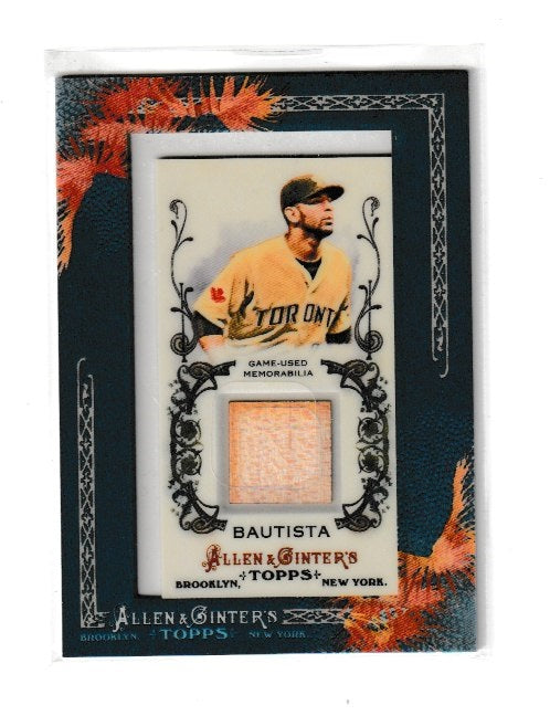 2011 Topps Allen & Ginter Relics #AGR-JBA Jose Bautista