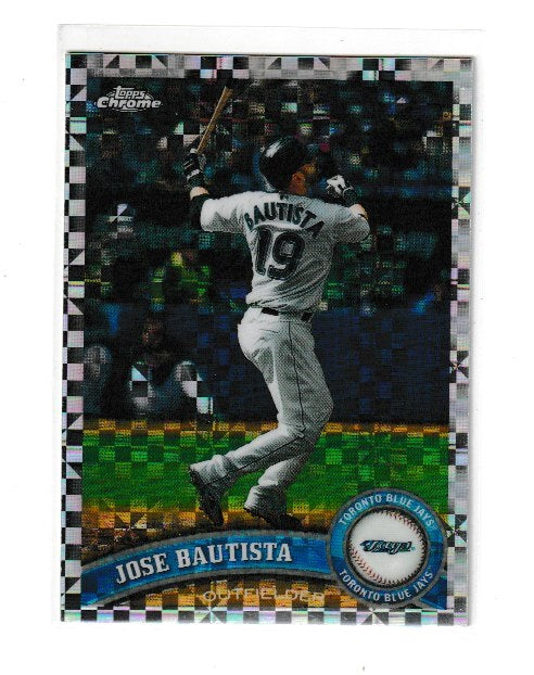 2011 Topps Chrome X-Fractors #76 Jose Bautista