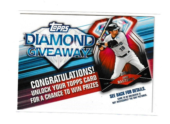 2011 Topps Diamond Giveaways #TDG-29 Jose Bautista