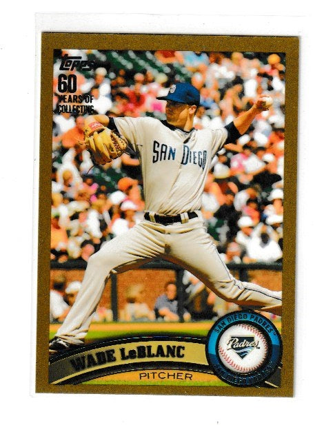 2011 Topps Gold #248 Wade LeBlanc