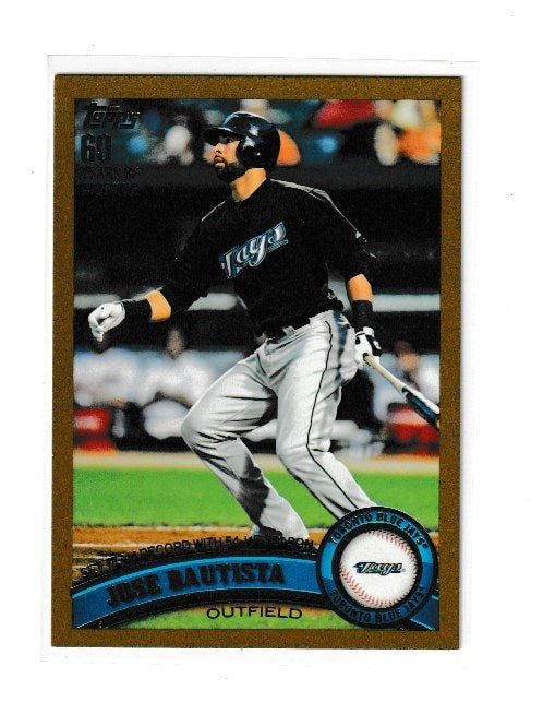 2011 Topps Gold #346 Jose Bautista