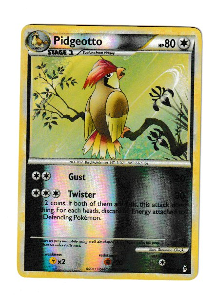 2011 Call Of Legends Reverse Foil #48 Pidgeotto