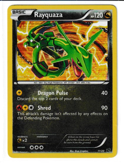 2012 Dragon Vault #11 Rayquaza