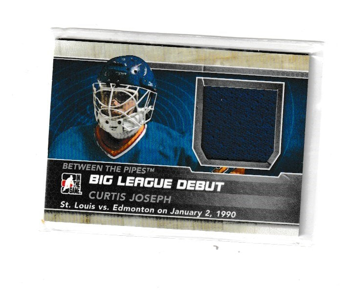 2012-13 Between The Pipes Big League Debut Jerseys Silver #BL-03 Curtis Joseph