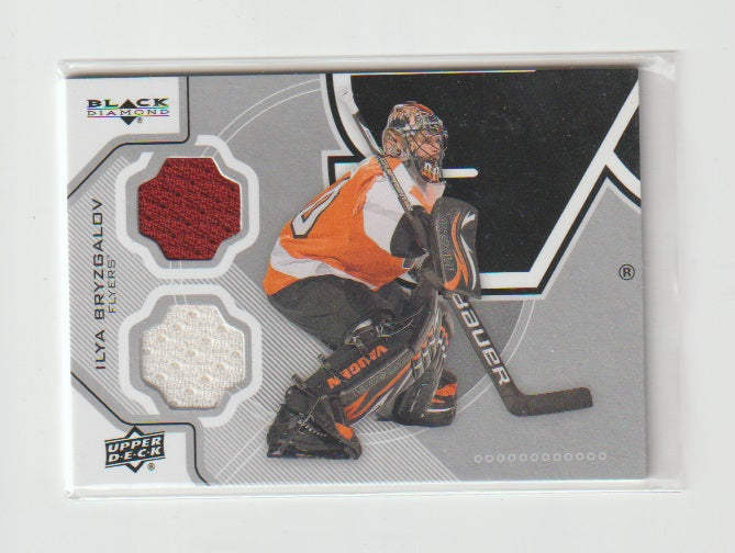 2012-13 Black Diamond Dual Jersey #PHI-IB Ilya Bryzgalov