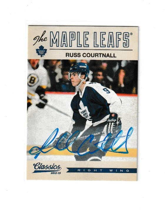 2012-13 Classic Signatures Autographs #13 Russ Courtnall