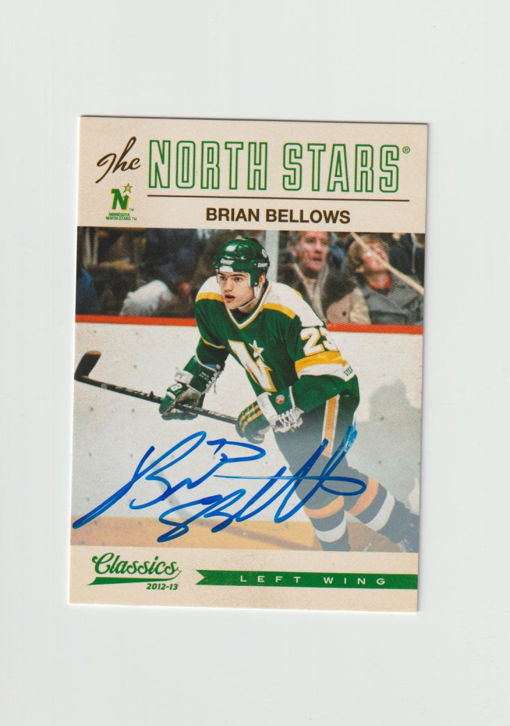 2012-13 Classics Signatures Autographs #110 Brian Bellows