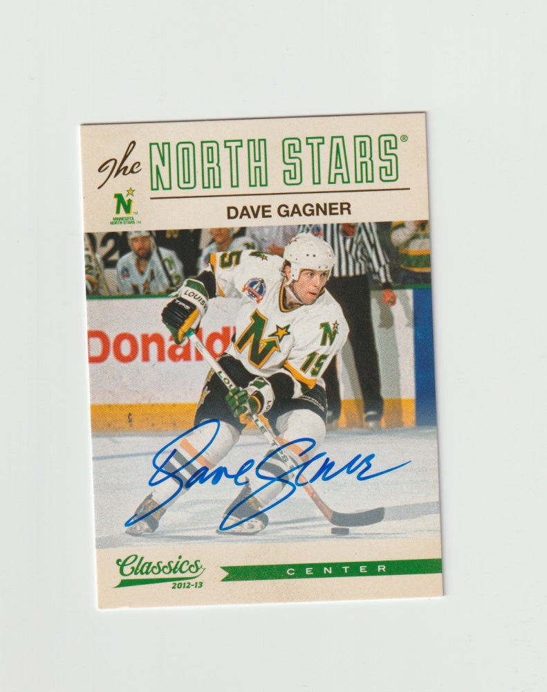 2012-13 Classics Signatures Autographs #147 Dave Gagner