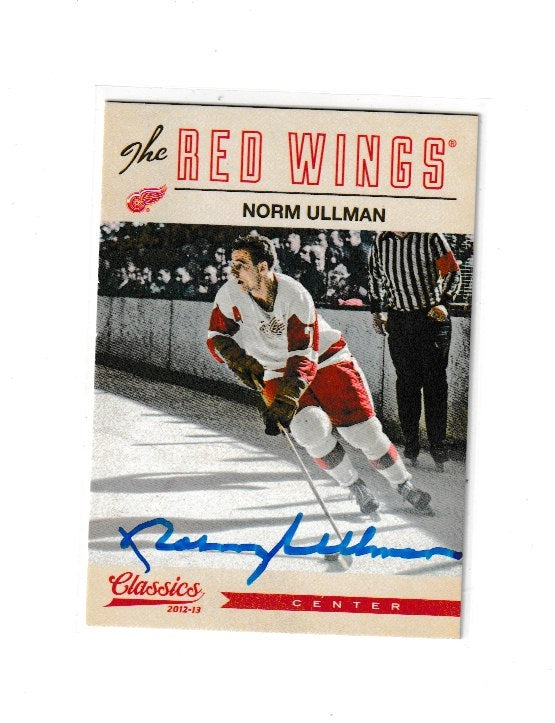 2012-13 Classics Signatures Autographs #192 Norm Ullman