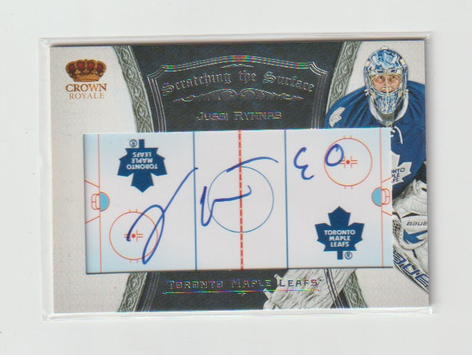 2012-13 Crown Royale Scratching The Surface #SS-JR Jussi Rynnas