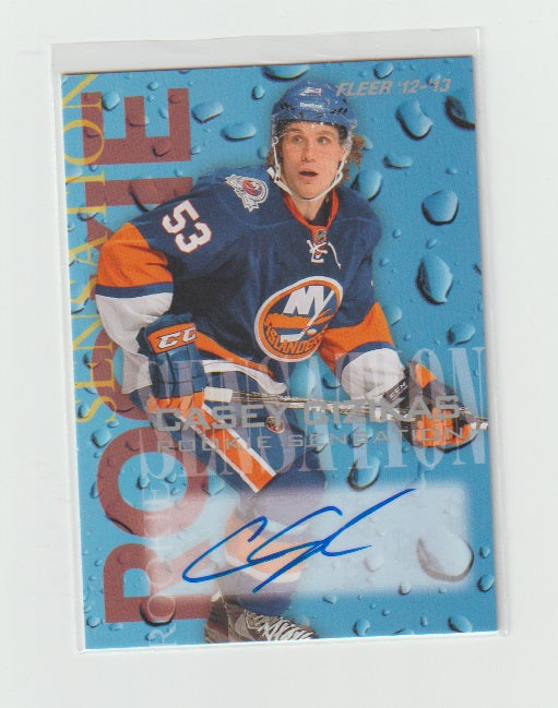 2012-13 Fleer Retro Rookie Sensations Autographs #3 of 18 Casey Cizikas