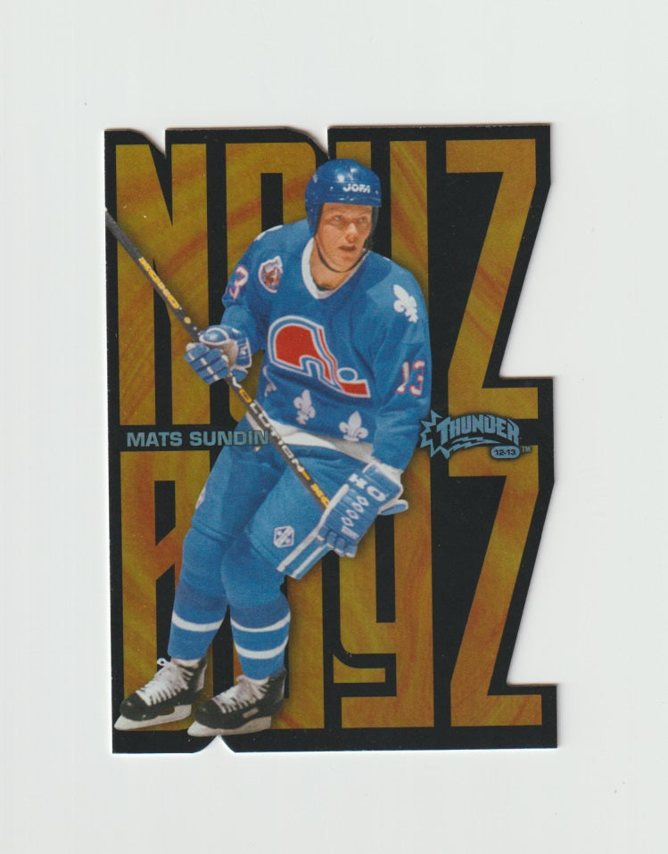 2012-13 Fleer Retro Thunder Noyz Boyz #6 of 25NB Mats Sundin