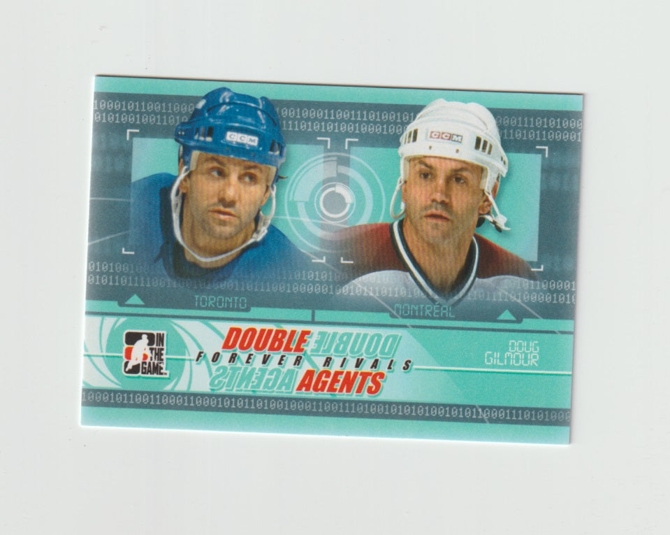 2012-13 ITG Forever Rivals Double Agents #DAG-04 Doug Gilmour