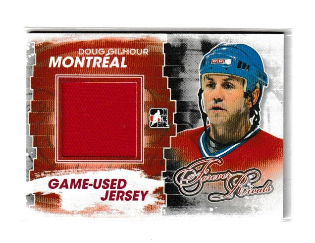 2012-13 ITG Forever Rivals Game Used Jersey Red #M-33 Doug Gilmour