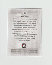 Load image into Gallery viewer, 2012-13 ITG Forever Rivals Gold #85 Rick Vaive
