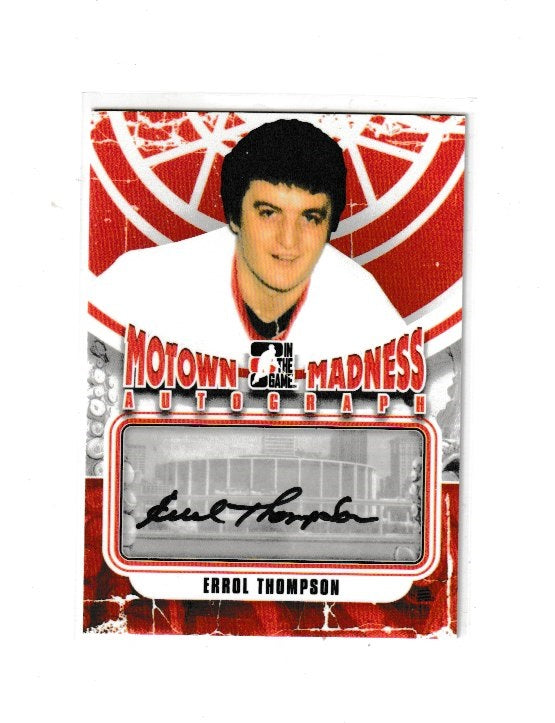 2012-13 ITG Motown Madness Autographs #A-ET Errol Thompson