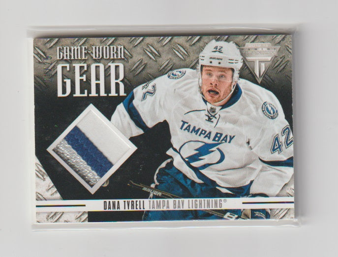 2012-13 Panini Titanium Game Worn Gear Patch #GG-DT Dana Tyrell