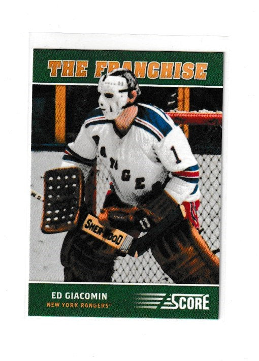 2012-13 Score Franchise Original Six #OS5 Ed Giacomin
