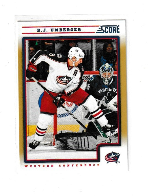 2012-13 Score Gold Rush #149 R.J. Umberger