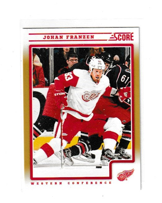 2012-13 Score Gold Rush #182 Johan Franzen