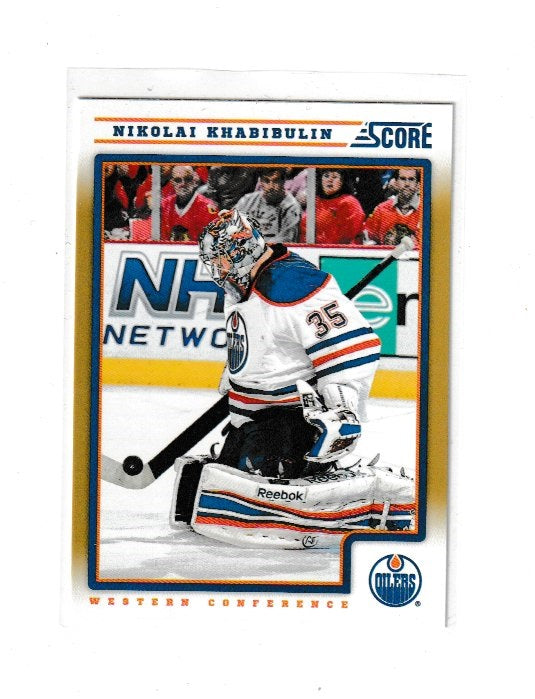 2012-13 Score Gold Rush #200 Nikolai Khabibulin