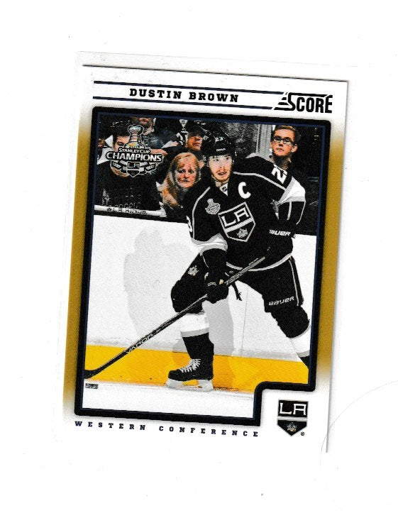 2012-13 Score Gold Rush #222 Dustin Brown