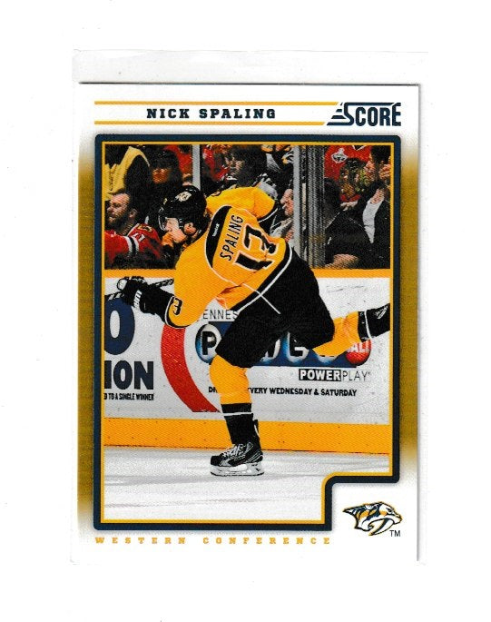 2012-13 Score Gold Rush #276 Nick Spaling