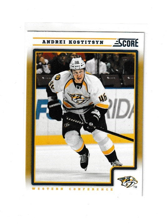 2012-13 Score Gold Rush #278 Andrei Kostitsyn