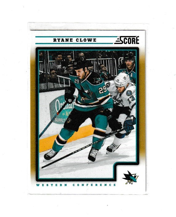 2012-13 Score Gold Rush #389 Ryane Clowe