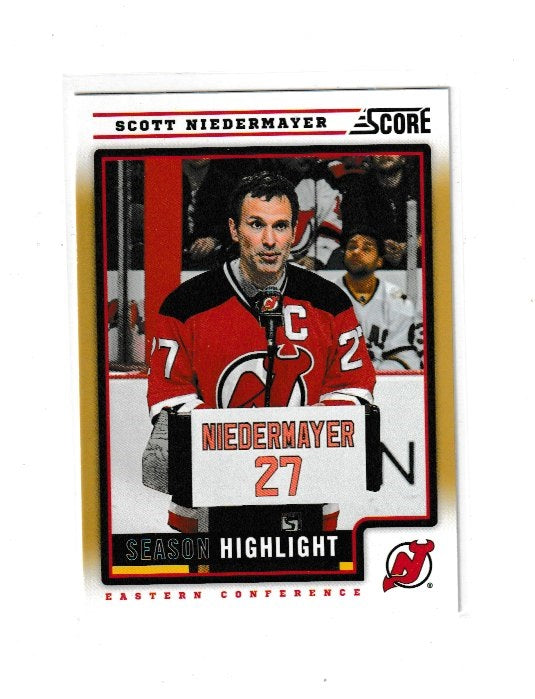 2012-13 Score Gold Rush #38 Scott Niedermayer