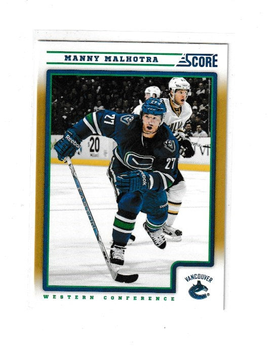 2012-13 Score Gold Rush #452 Manny Malhotra