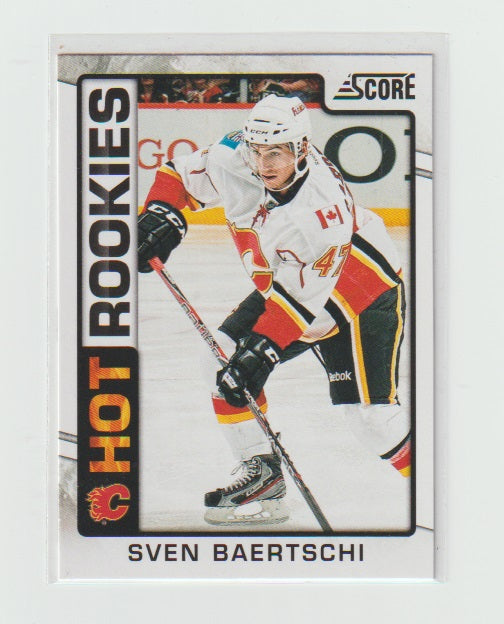 2012-13 Score Hot Rookie #518 Sven Baertschi