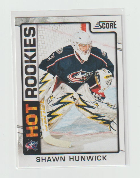 2012-13 Score Hot Rookie #525 Shawn Hunwick