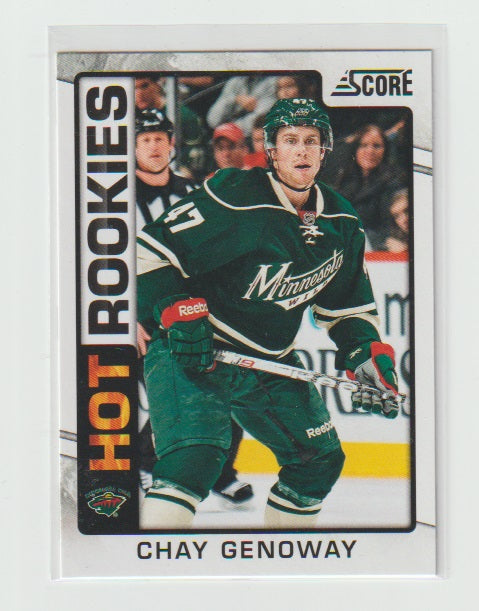 2012-13 Score Hot Rookies #540 Chay Genoway
