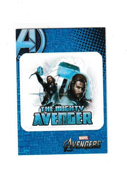 2012 Avengers Assemble Stickers #S28 Thor