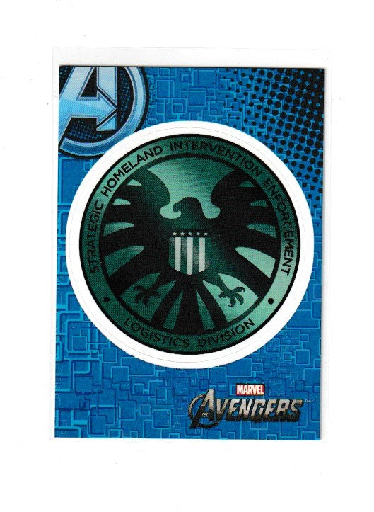2012 Avengers Assemble Stickers #S2 S.H.I.E.L.D Logo