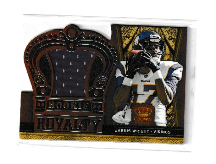 2012 Crown Royale Rookie Royalty Materials #15 Jarius Wright