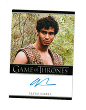 Load image into Gallery viewer, 2012 Game of Thrones Season 1 Bordered Autographs Elyes Gabel as Rakharo
