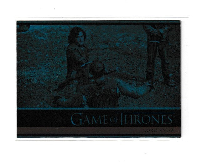 2012 Game of Thrones Season 1 Foils #08 Lord Snow