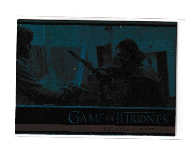 2012 Game of Thrones Season 1 Foils #15 The Wolf and the Lion