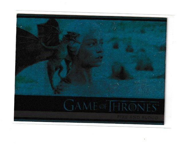2012 Game of Thrones Season 1 Foils #30 Fire and Blood