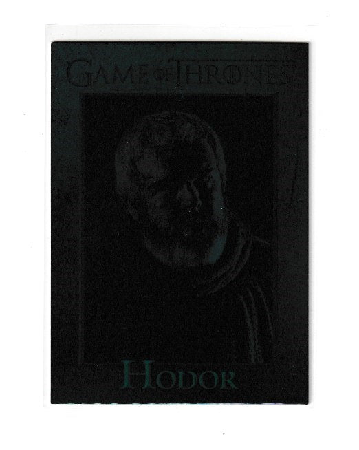 2012 Game of Thrones Season 1 Foils #41 Hodor