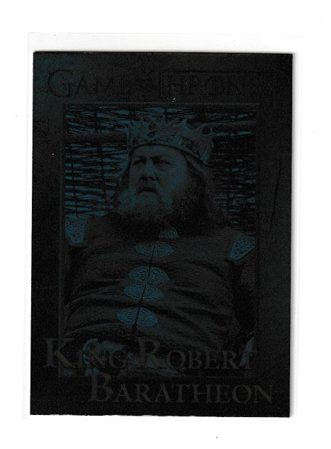 2012 Game of Thrones Season 1 Foils #45 King Robert Baratheon