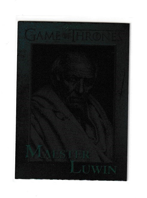 2012 Game of Thrones Season 1 Foils #63 Maester Luwin