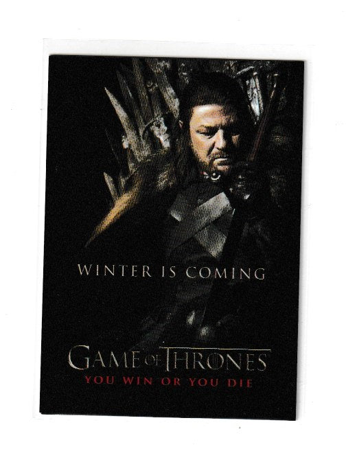 2012 Game of Thrones Season 1 You Wn or You Die #SP1 Eddard Stark