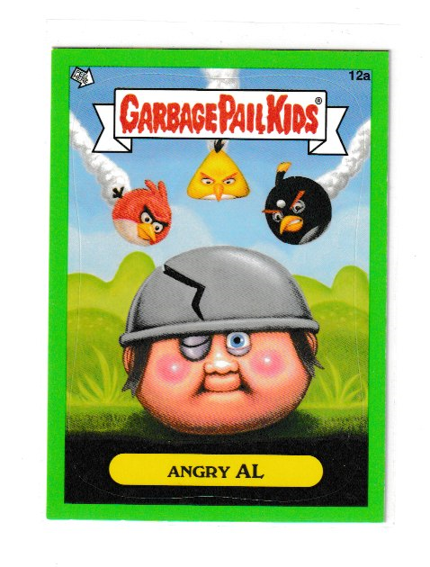 2012 Garbage Pail Kids Brand New Series 1 Green #12a Angry Al