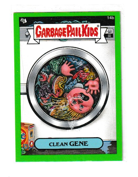 2012 Garbage Pail Kids Brand New Series 1 Green #14b Clean Gene