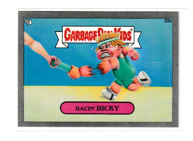 2012 Garbage Pail Kids Brand New Series 1 Silver #20b Racin Ricky