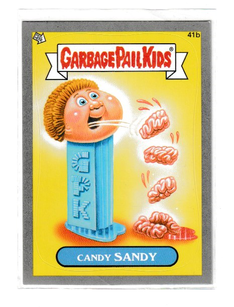 2012 Garbage Pail Kids Brand New Series 1 Silver #41b Candy Sandy