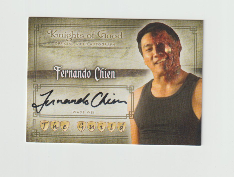 2012 Guild Seasons 1, 2 & 3 Autographs #A19 Fernando Chien as Wade Wei